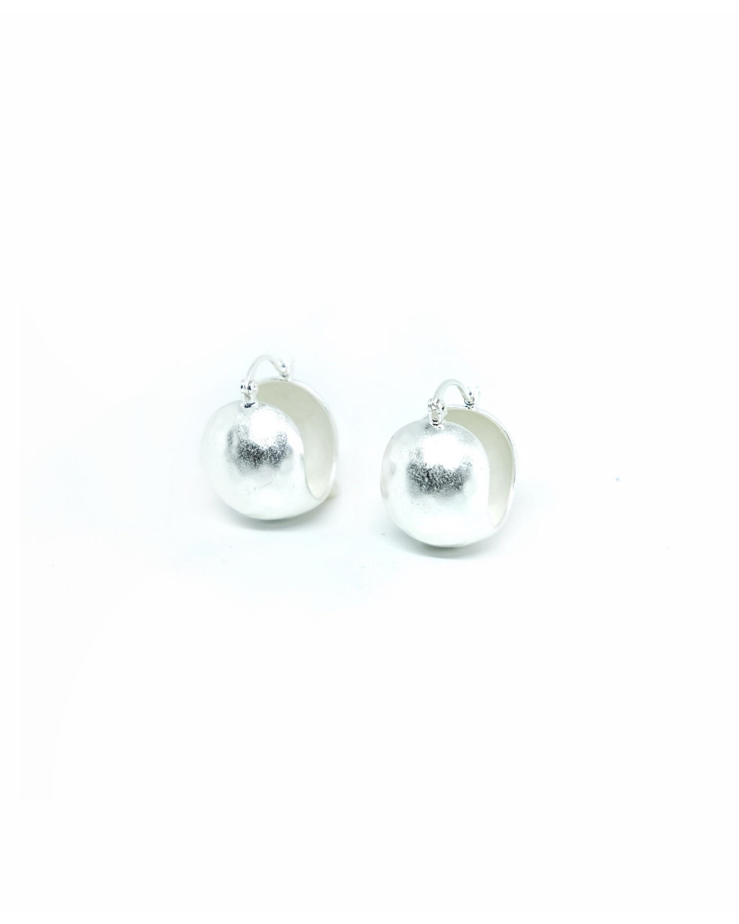 Kai Hoops Silver Earrings