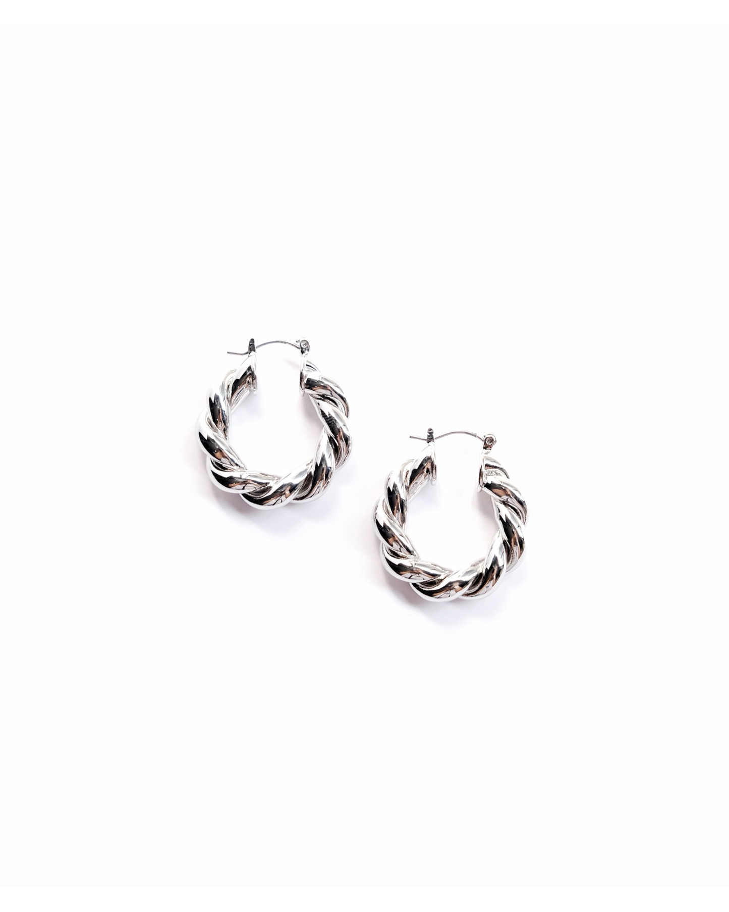 Sorrel Swirl Silver Earrings