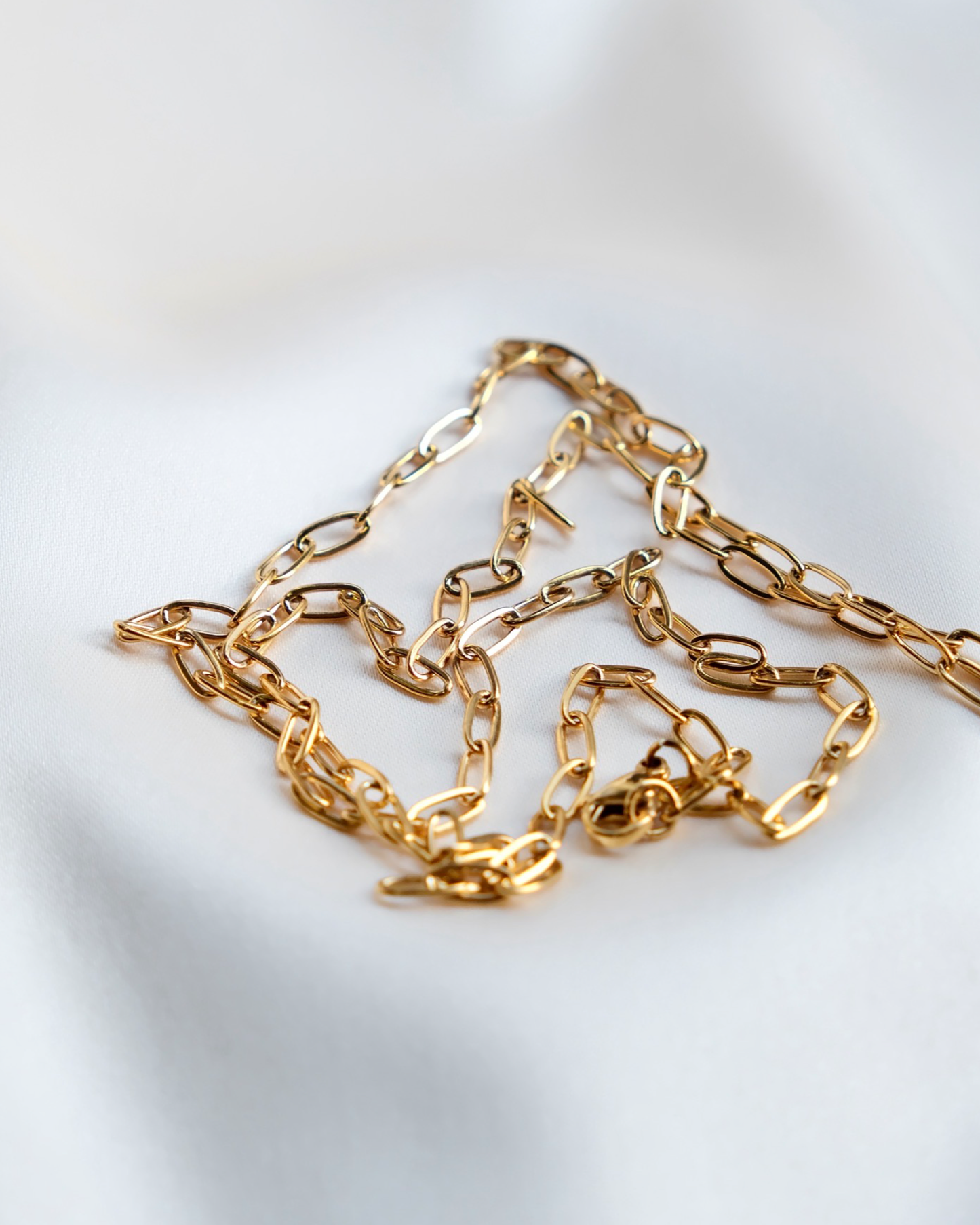 Resin Miraculous Paperclip Chain Necklace