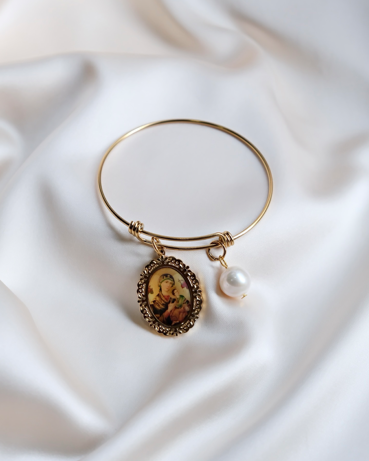 Vintage Perpetual Help Bangle