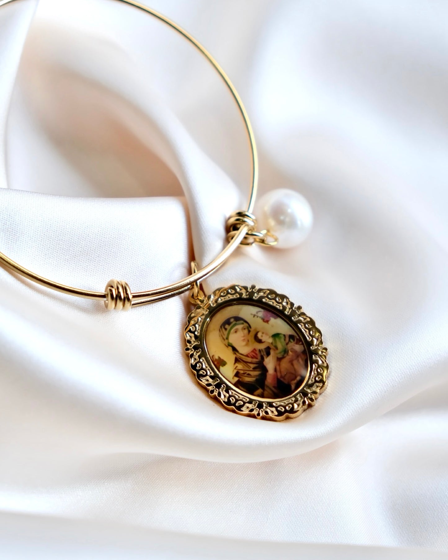 Vintage Perpetual Help Bangle