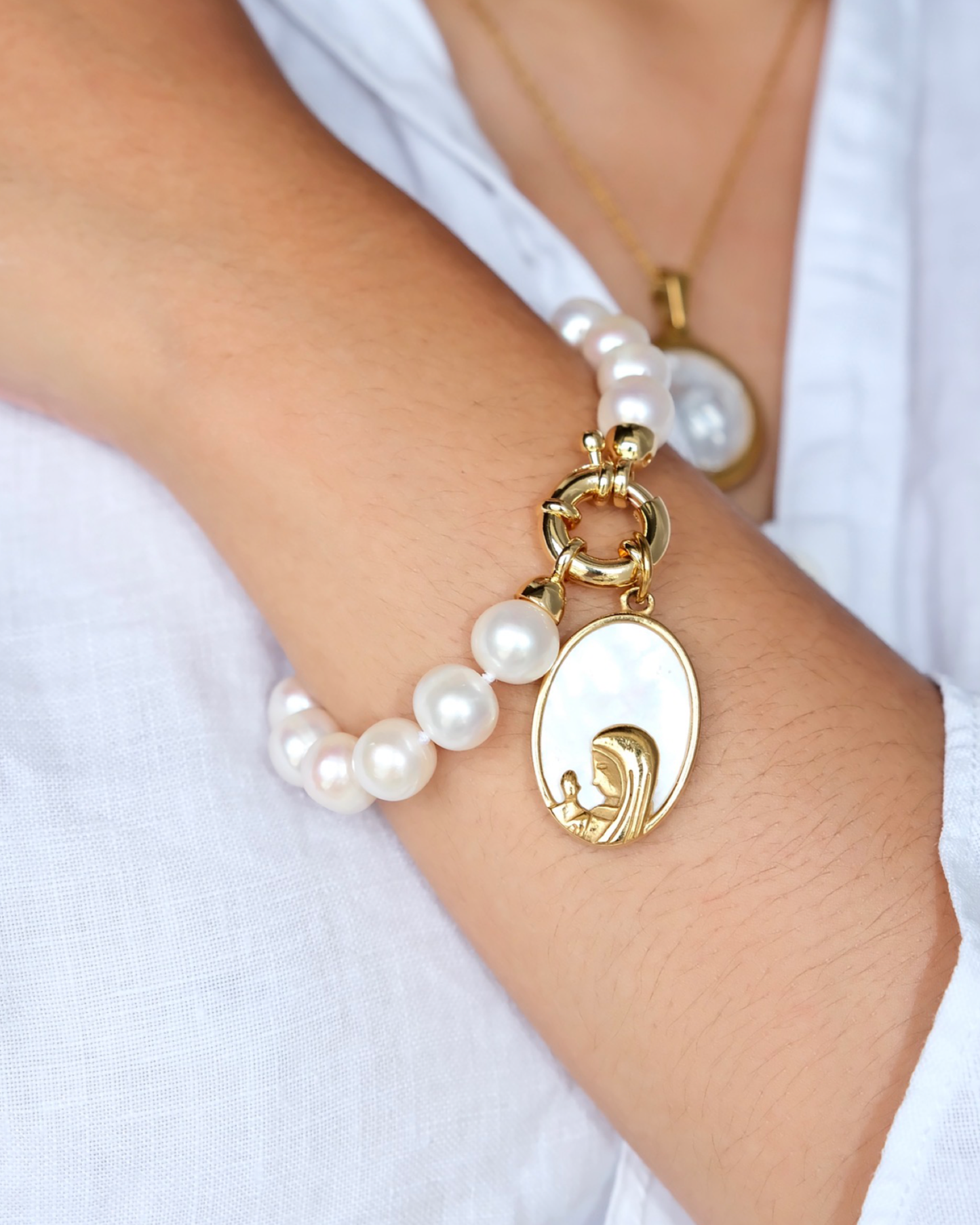 Lourdes Freshwater Pearl Bracelet