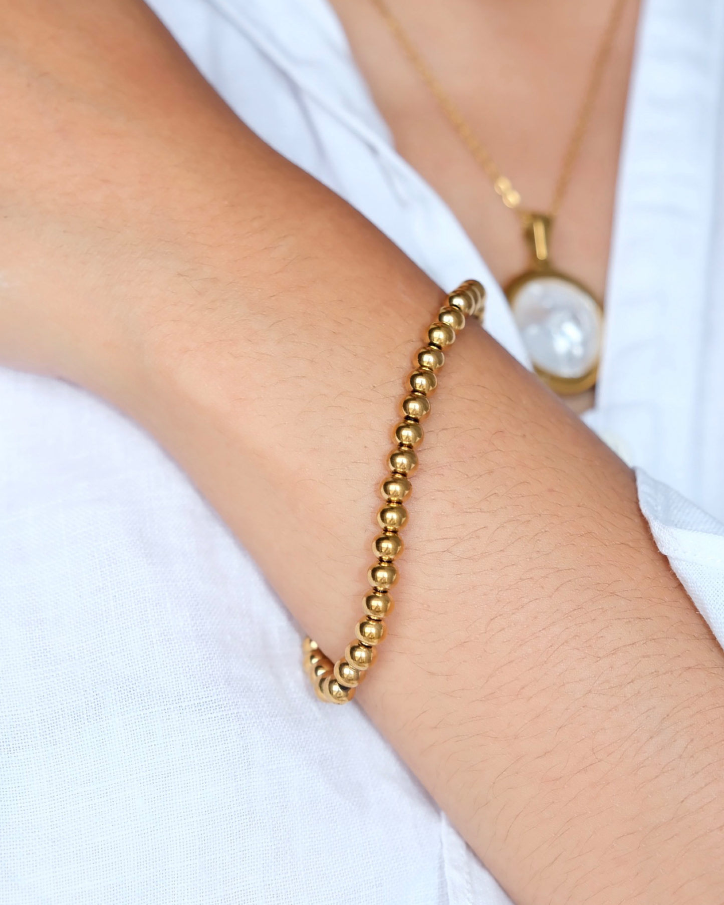 Gold Ball Bracelets