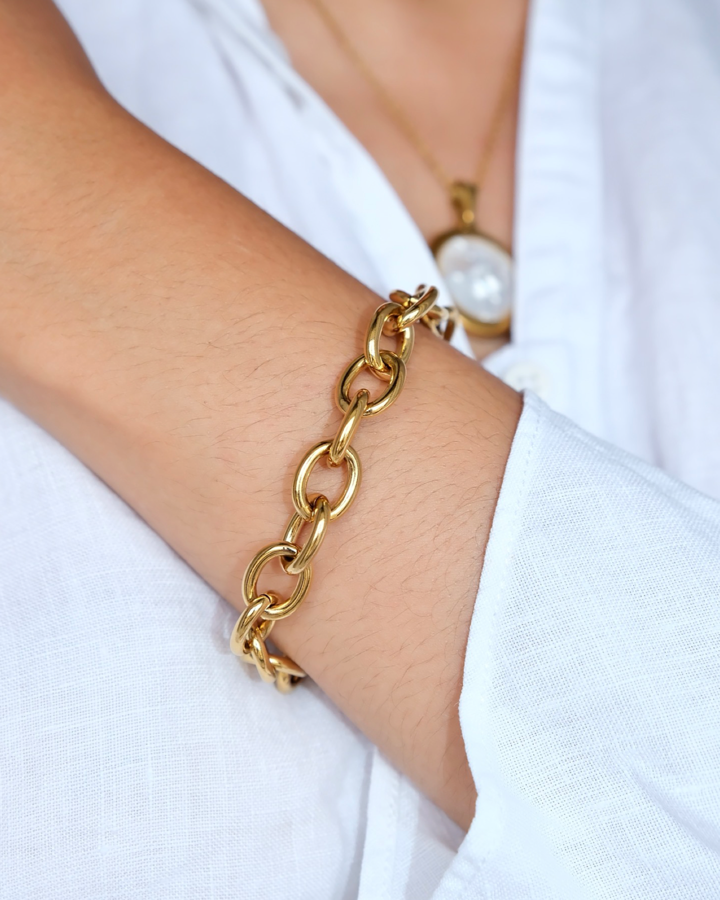 Gold Chain Bracelet
