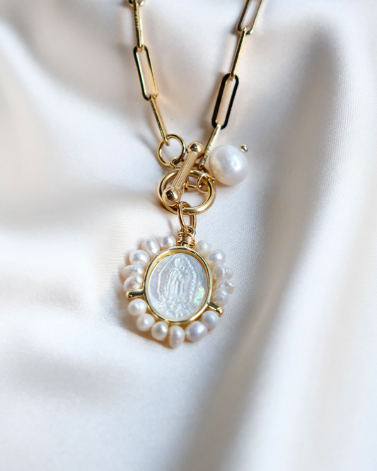 Resin Miraculous Paperclip Chain Necklace