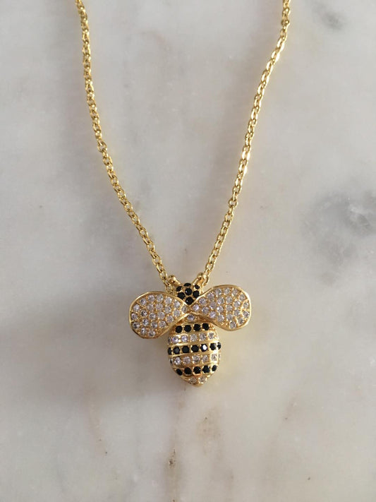 bee necklace