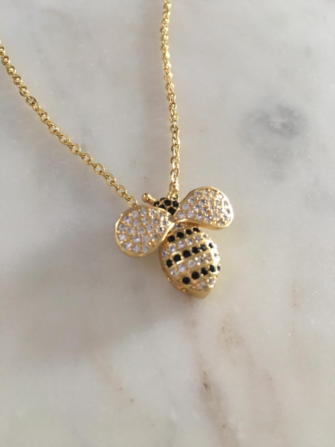 bee necklace