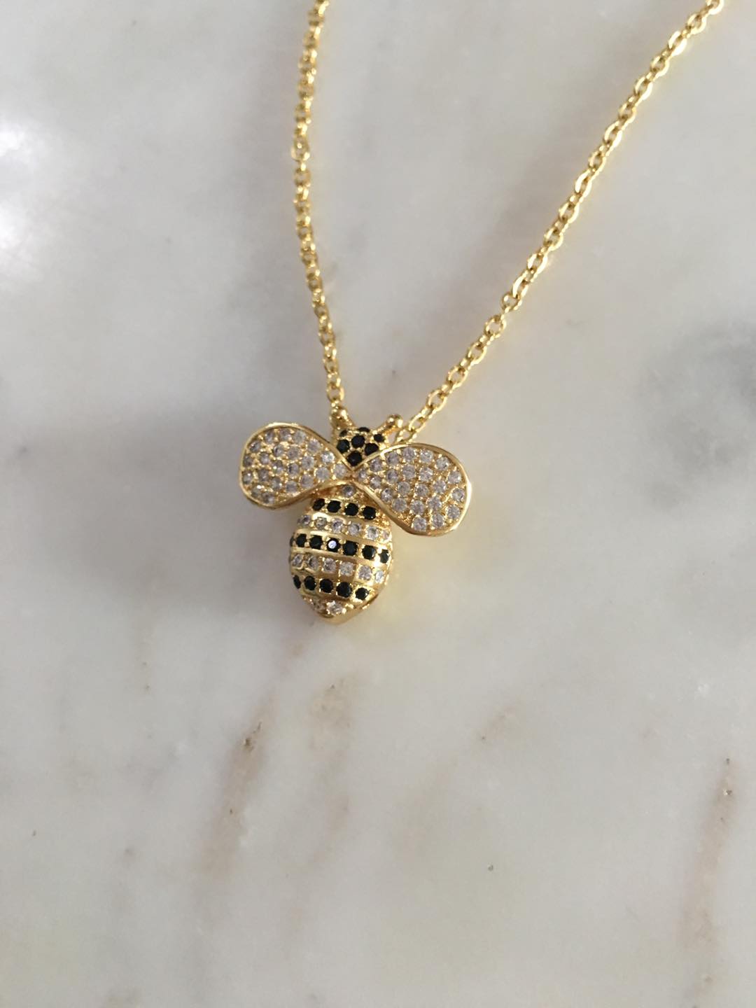 bee necklace