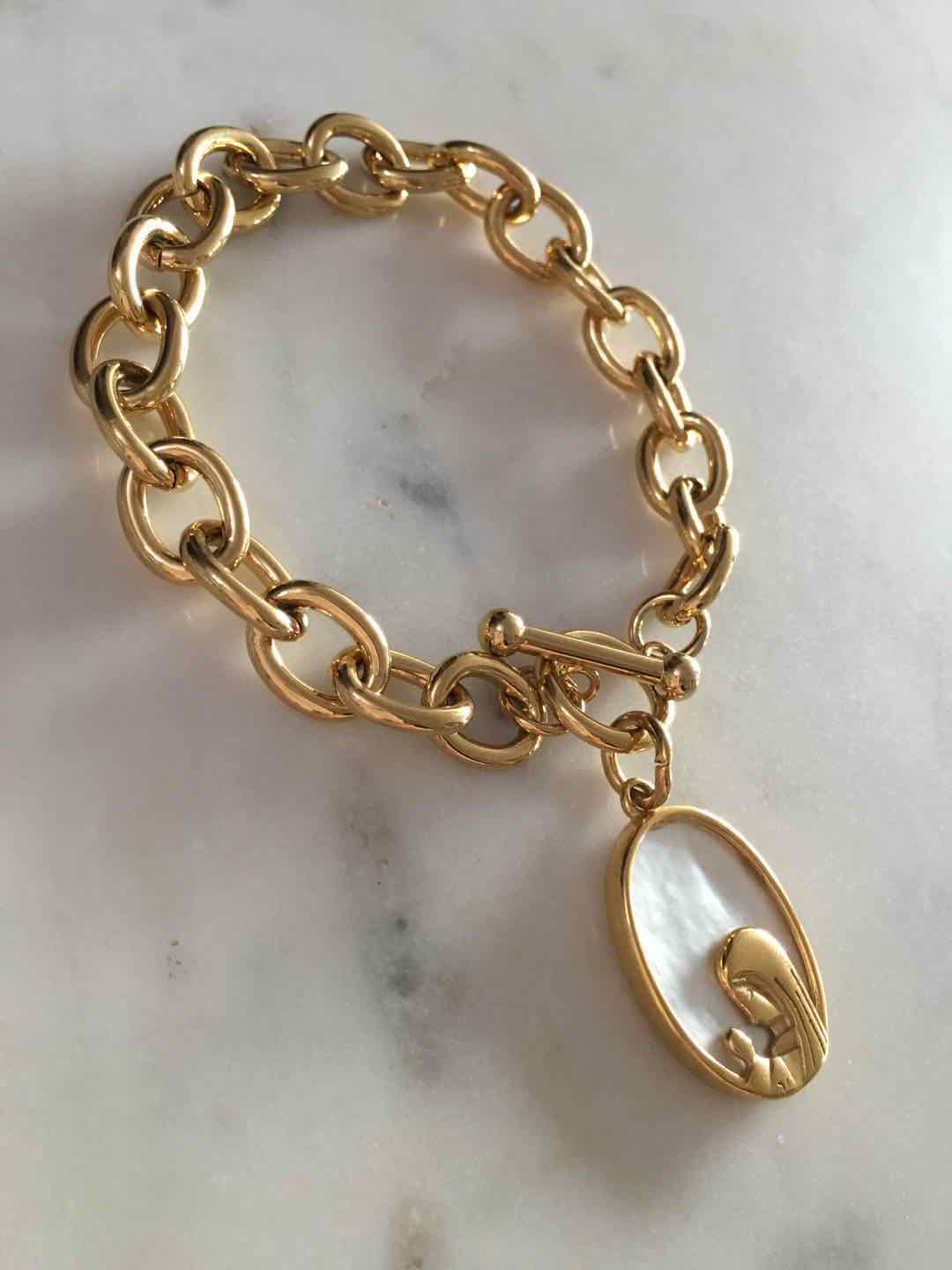 Harper Chain with Lourdes Charm