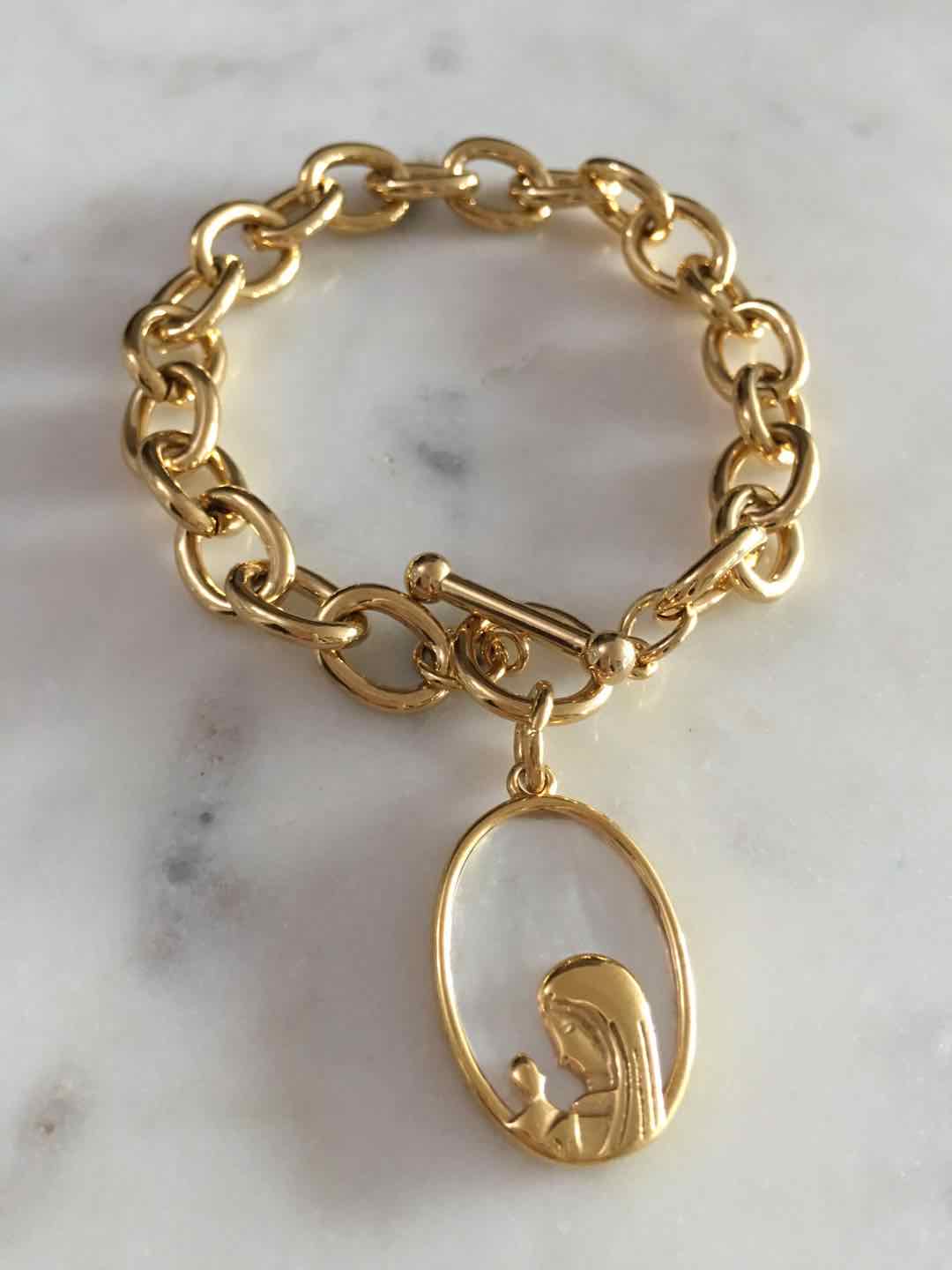 Harper Chain with Lourdes Charm