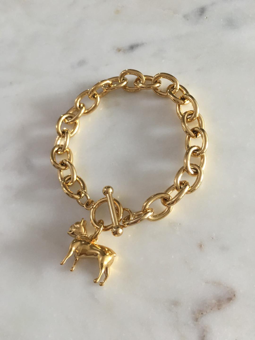 Harper chain with dog charm