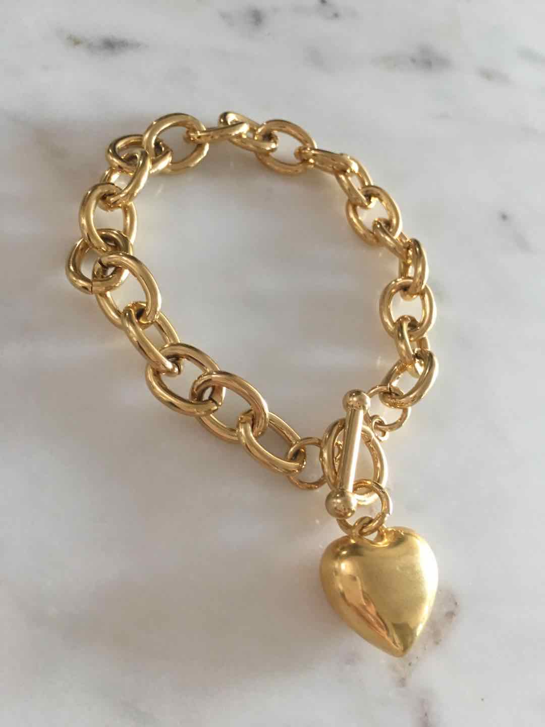 Harper chain with heart charm