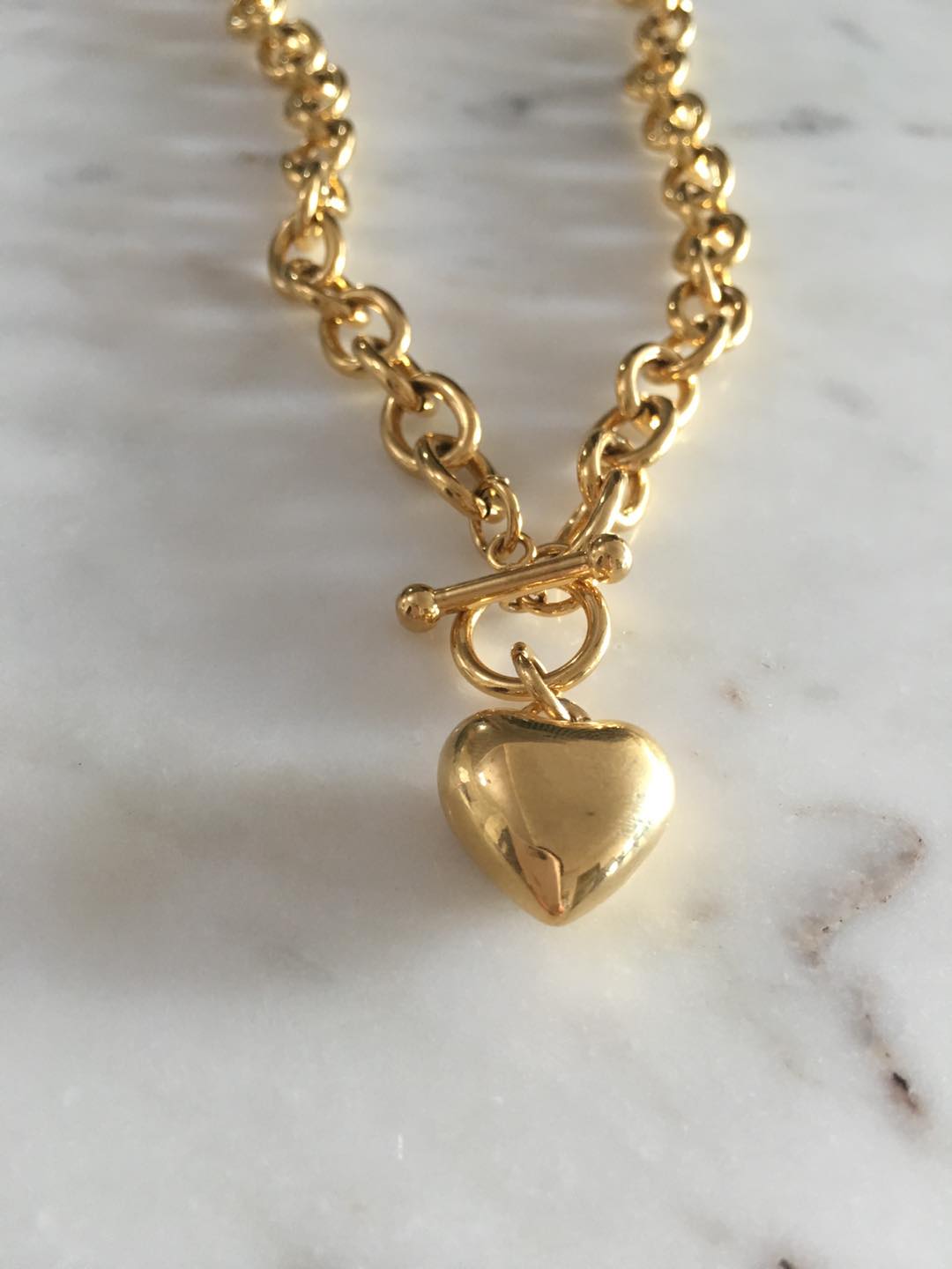 Harper chain with heart charm