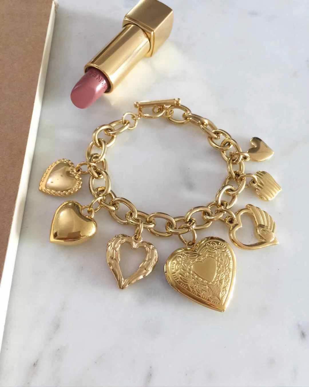 Forever in my Heart Charm Bracelet