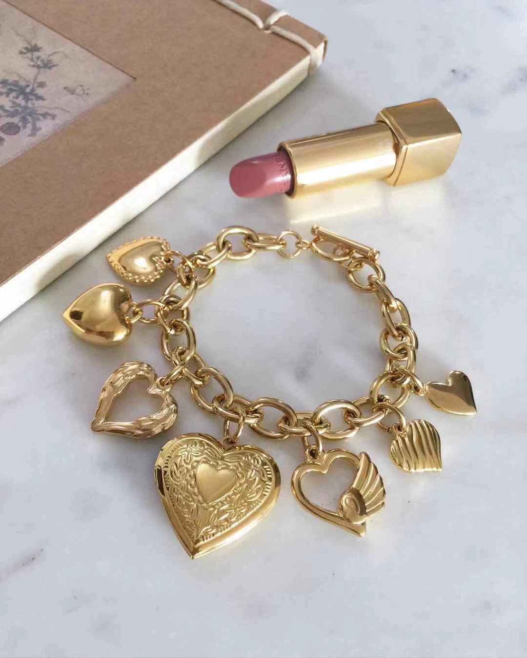 Forever in my Heart Charm Bracelet