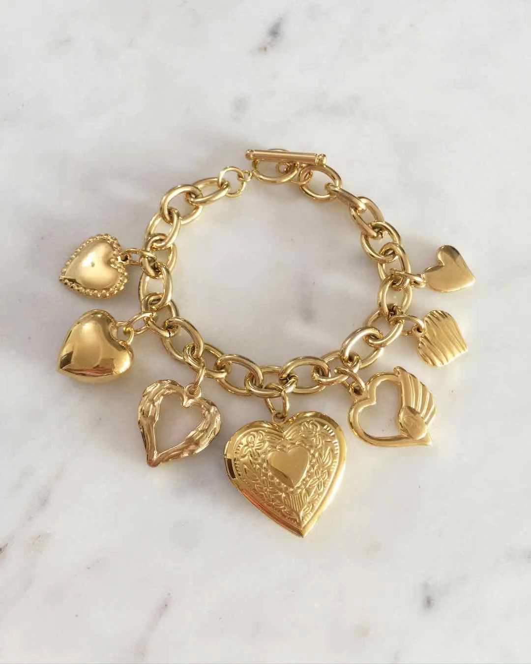 Forever in my Heart Charm Bracelet