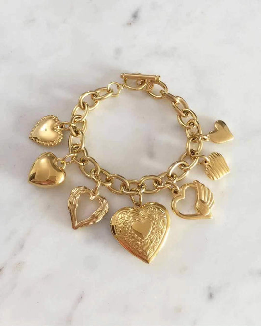 Forever in my Heart Charm Bracelet