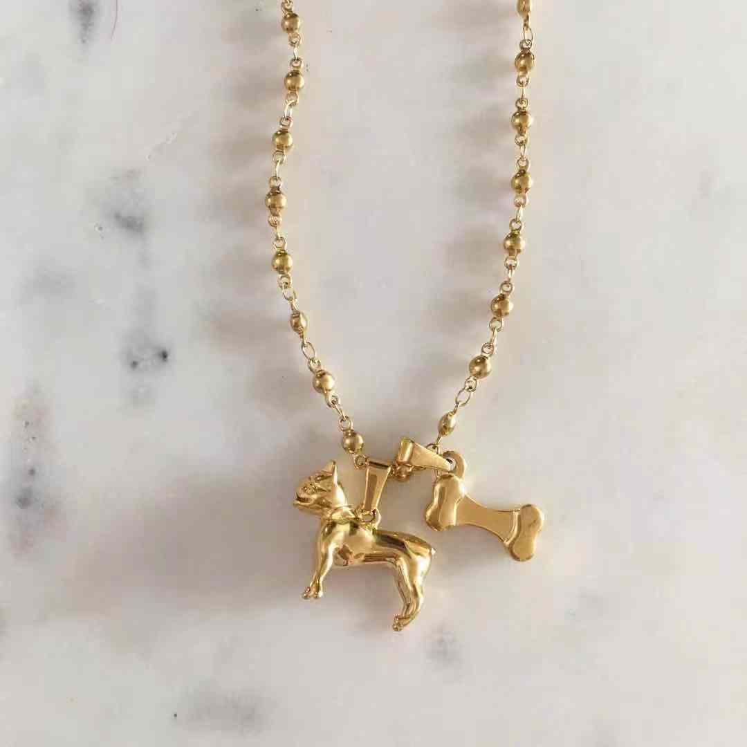 Puppy best sale pendant necklace