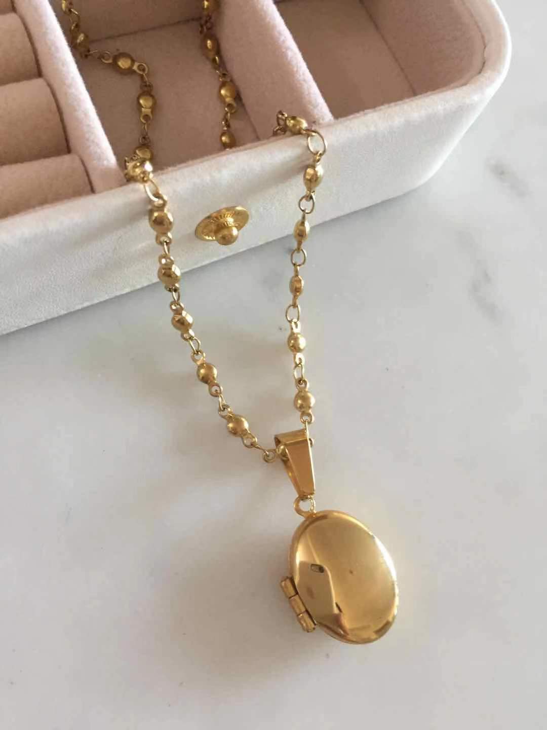 Our Lady of Guadalupe & Infant Jesus Locket Necklace