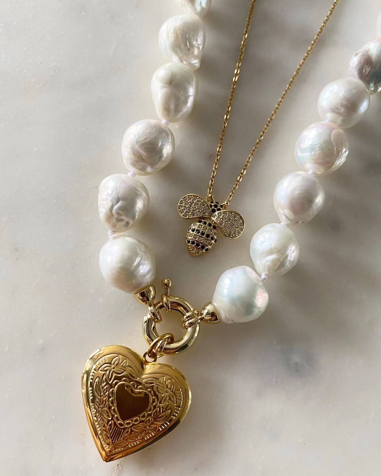 My Love for you is this Bee-g Necklace set