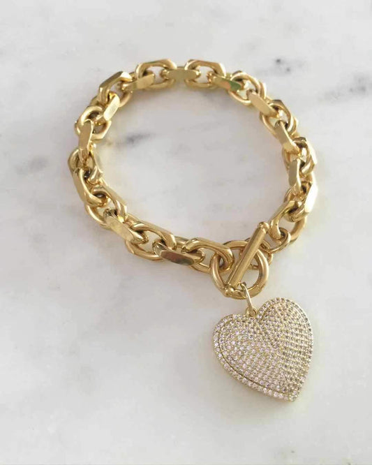 Lovestruck Chain Link Bracelet