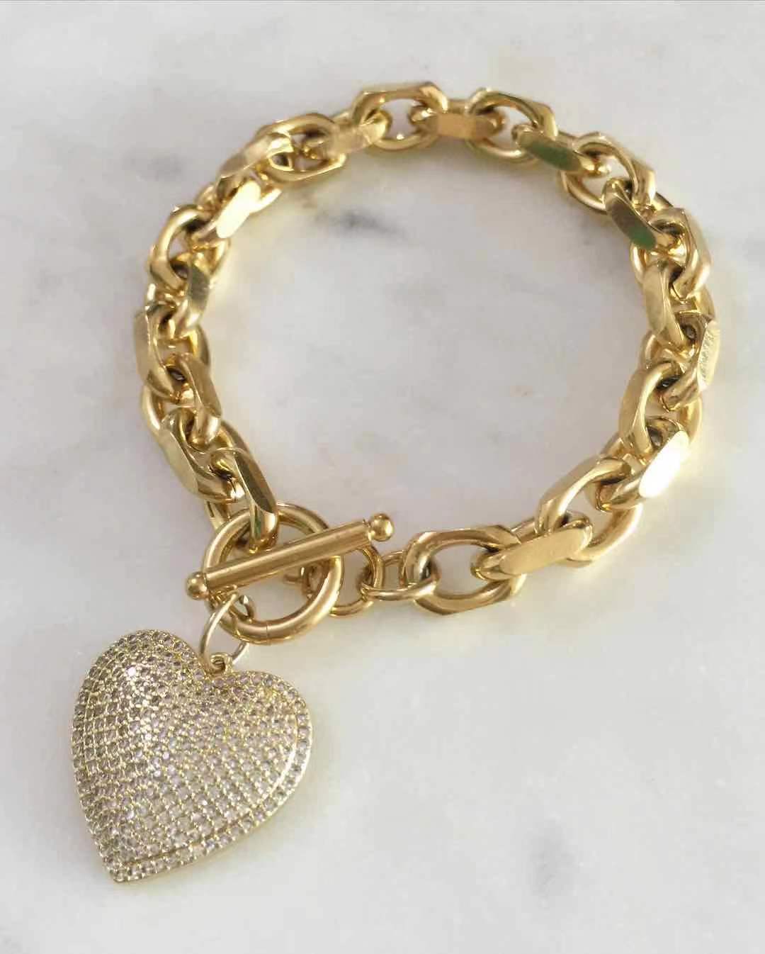 Lovestruck Chain Link Bracelet