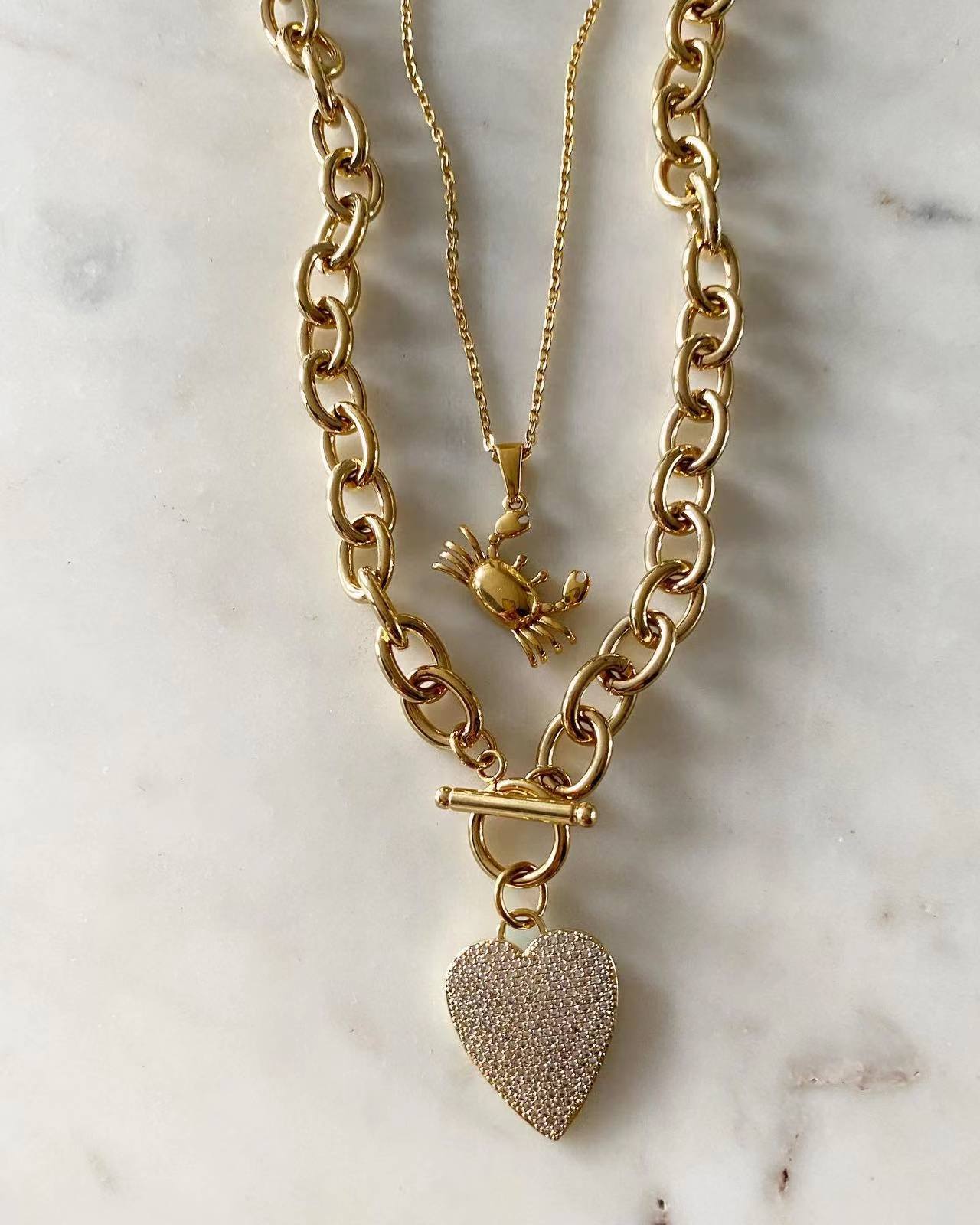 Sea Crab and Heart Duo