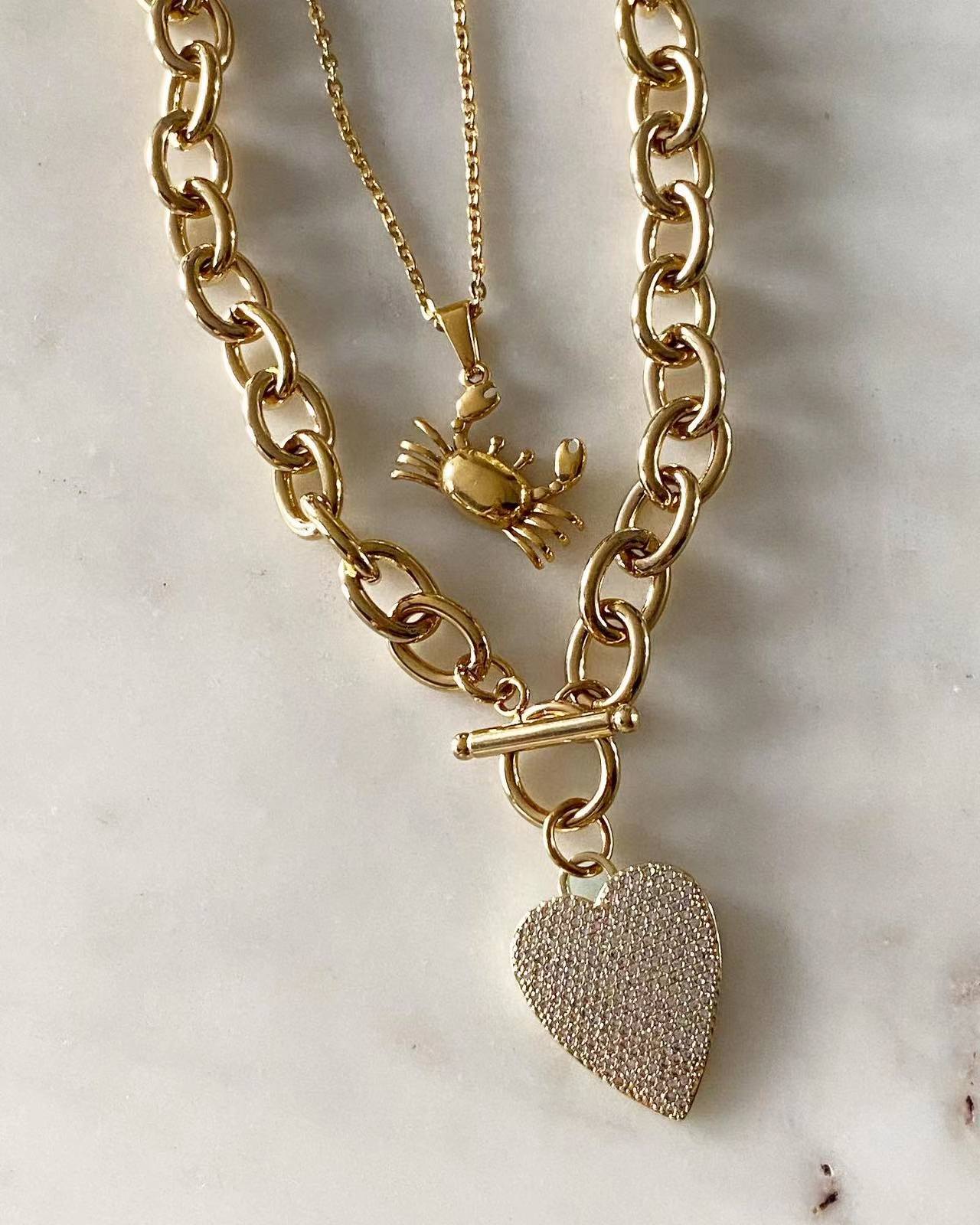 Sea Crab and Heart Duo