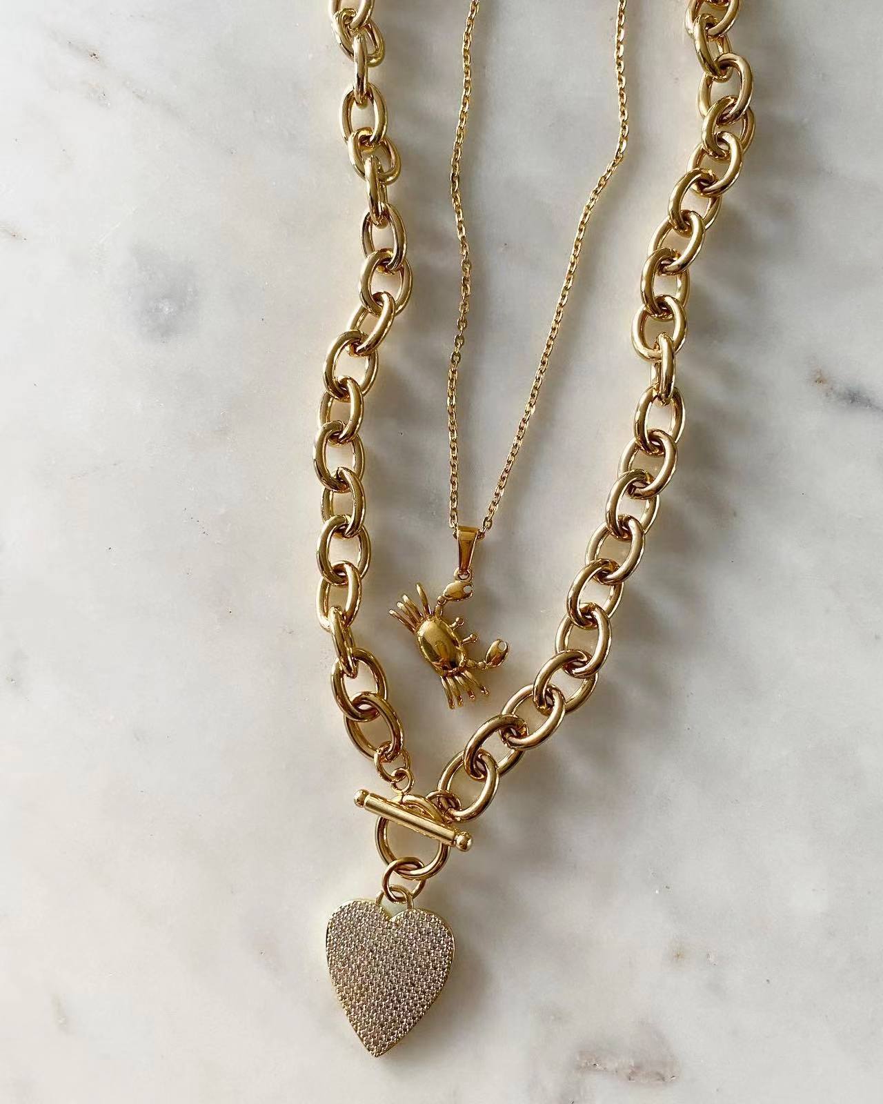 Sea Crab and Heart Duo