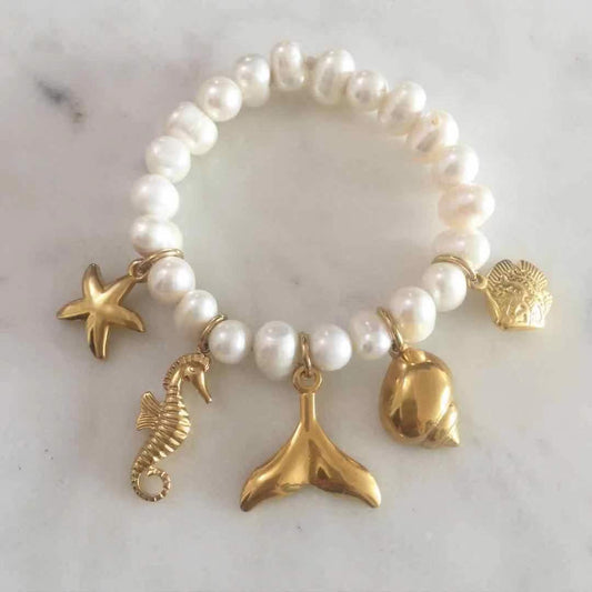 The Wonders of the Sea Pearl Bracelet