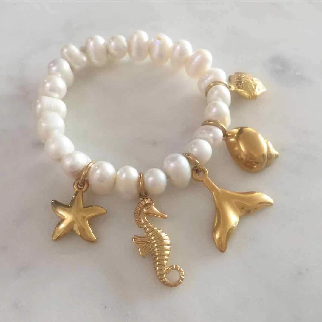 The Wonders of the Sea Pearl Bracelet
