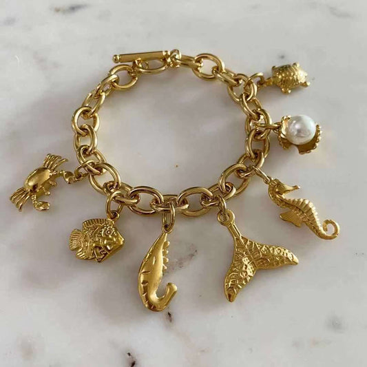 Sealife Charm Bracelet