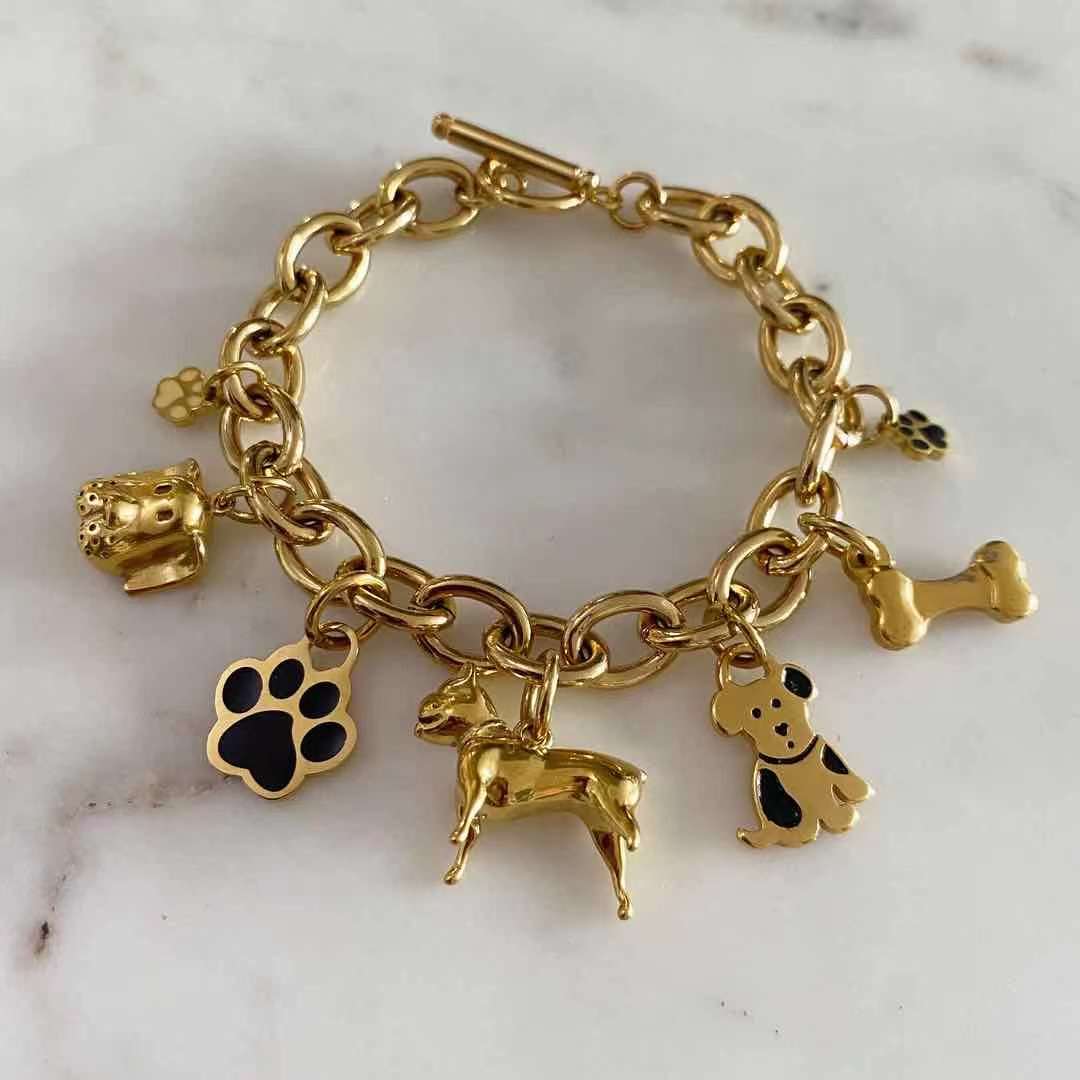 Dog Lover Charm Bracelet