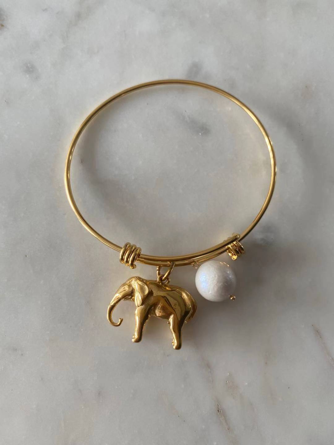 Good Fortune Elephant Bangle