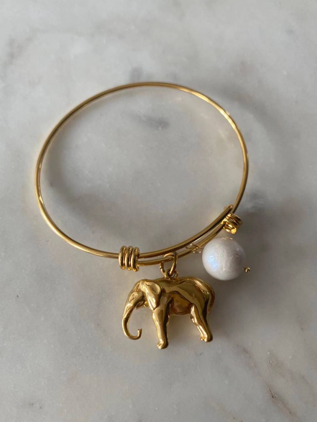 Good Fortune Elephant Bangle