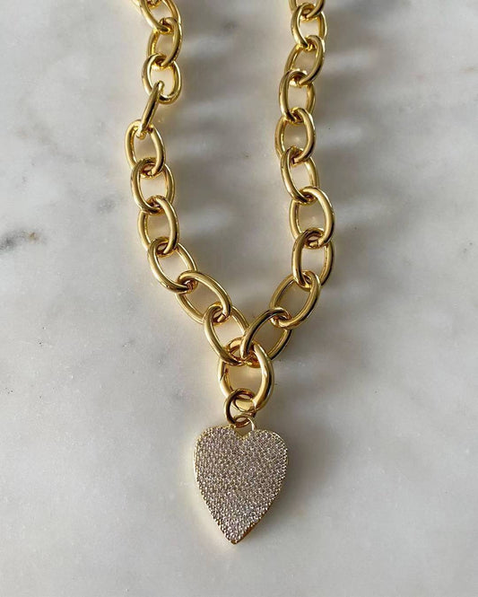 Amore Chunky Chain Necklace