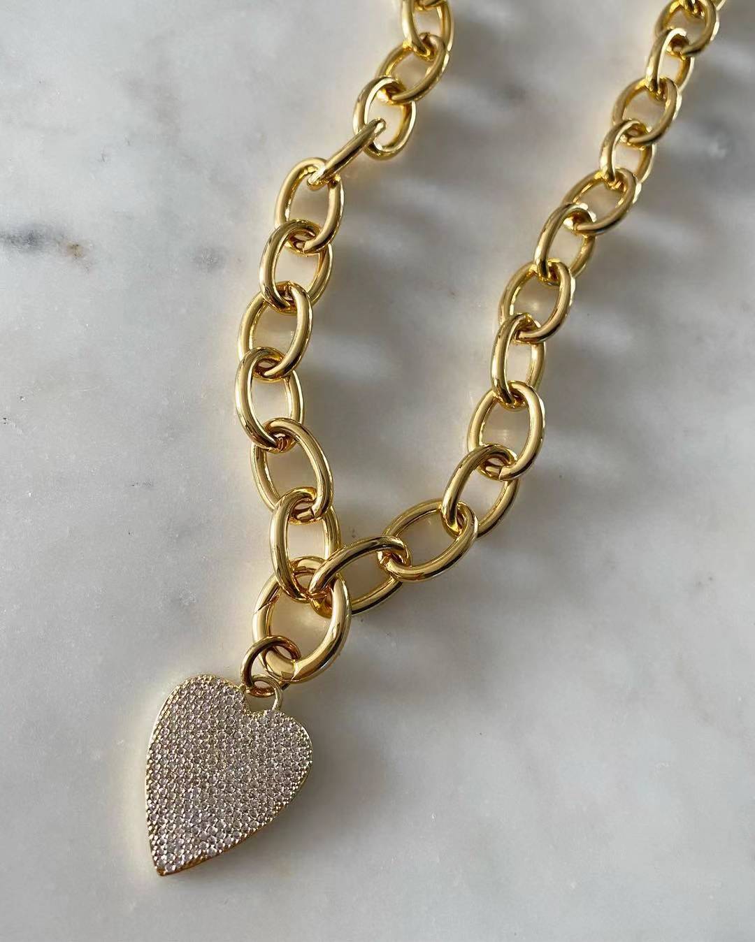 Amore Chunky Chain Necklace