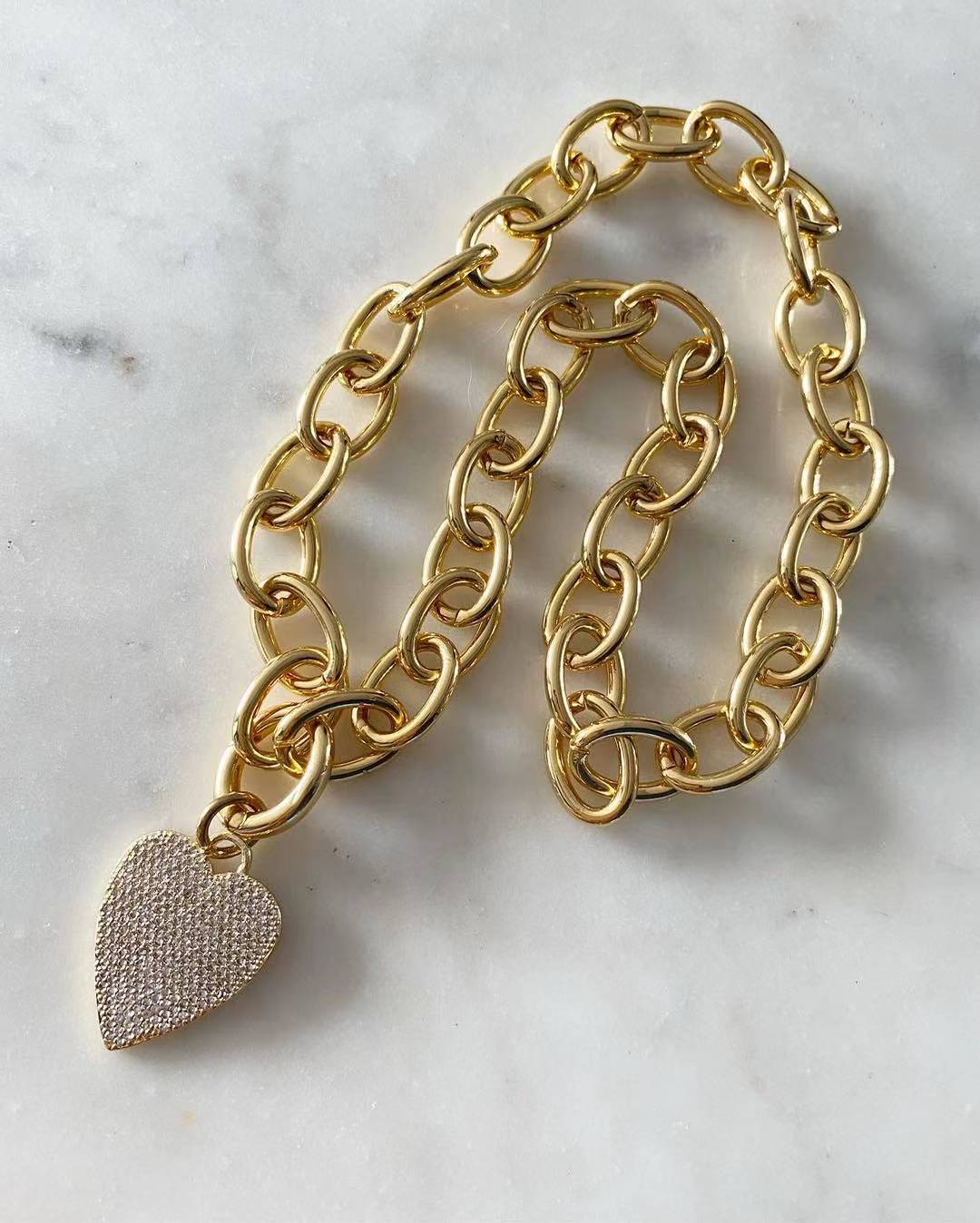 Amore Chunky Chain Necklace
