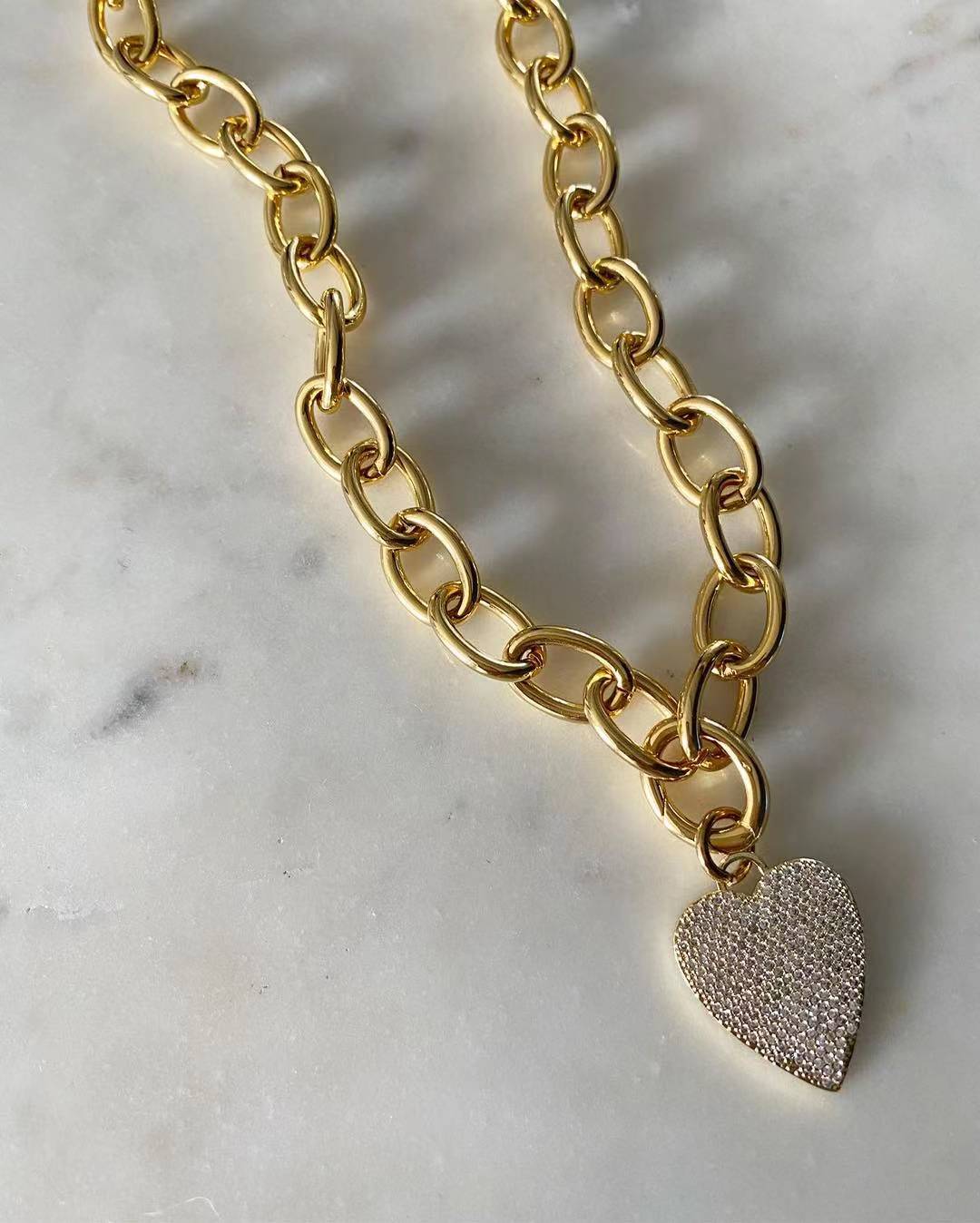 Amore Chunky Chain Necklace