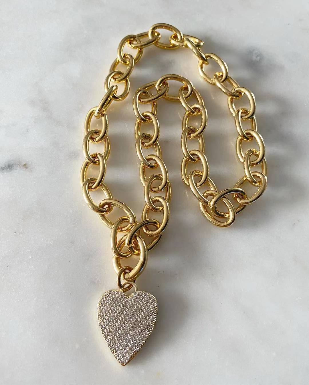 Amore Chunky Chain Necklace