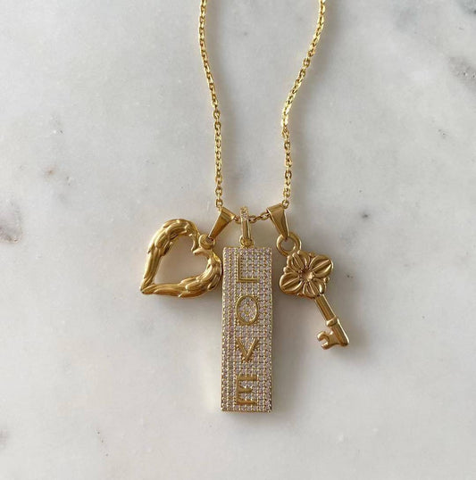 Playful Love Necklace