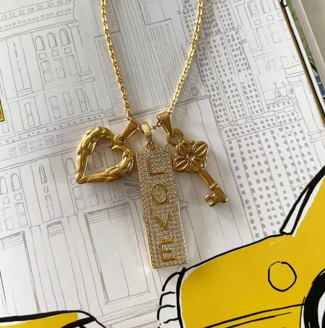 Playful Love Necklace