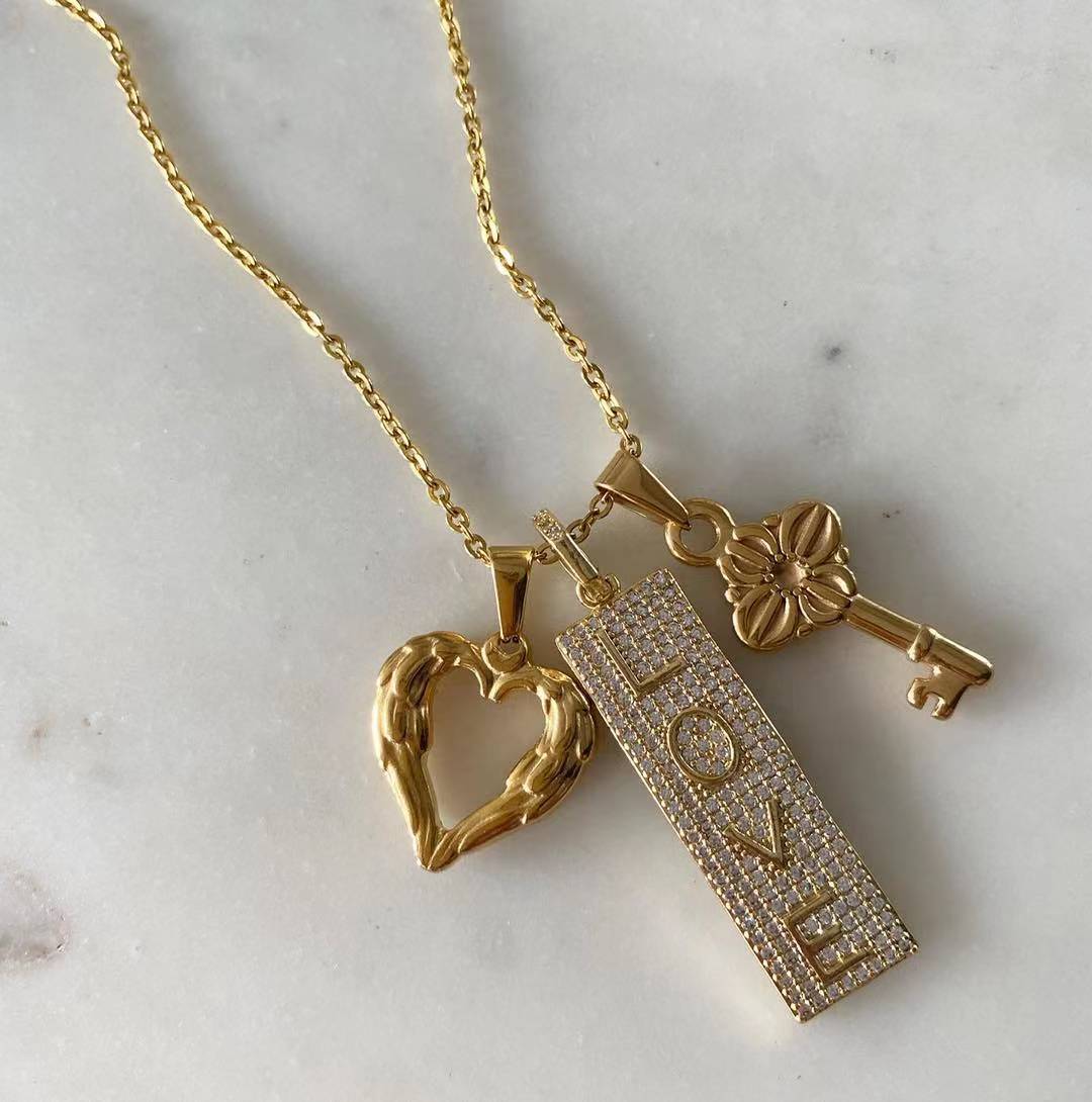 Playful Love Necklace