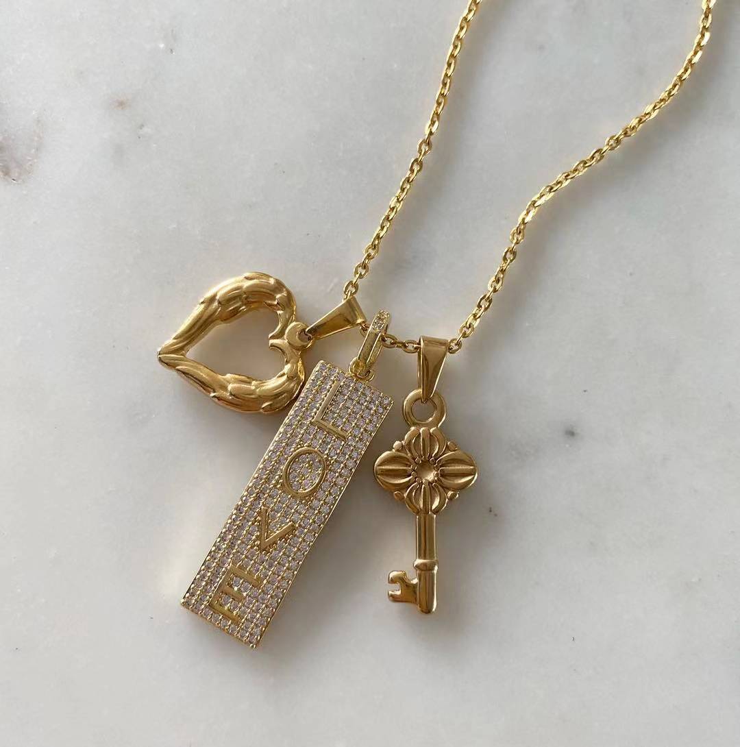 Playful Love Necklace