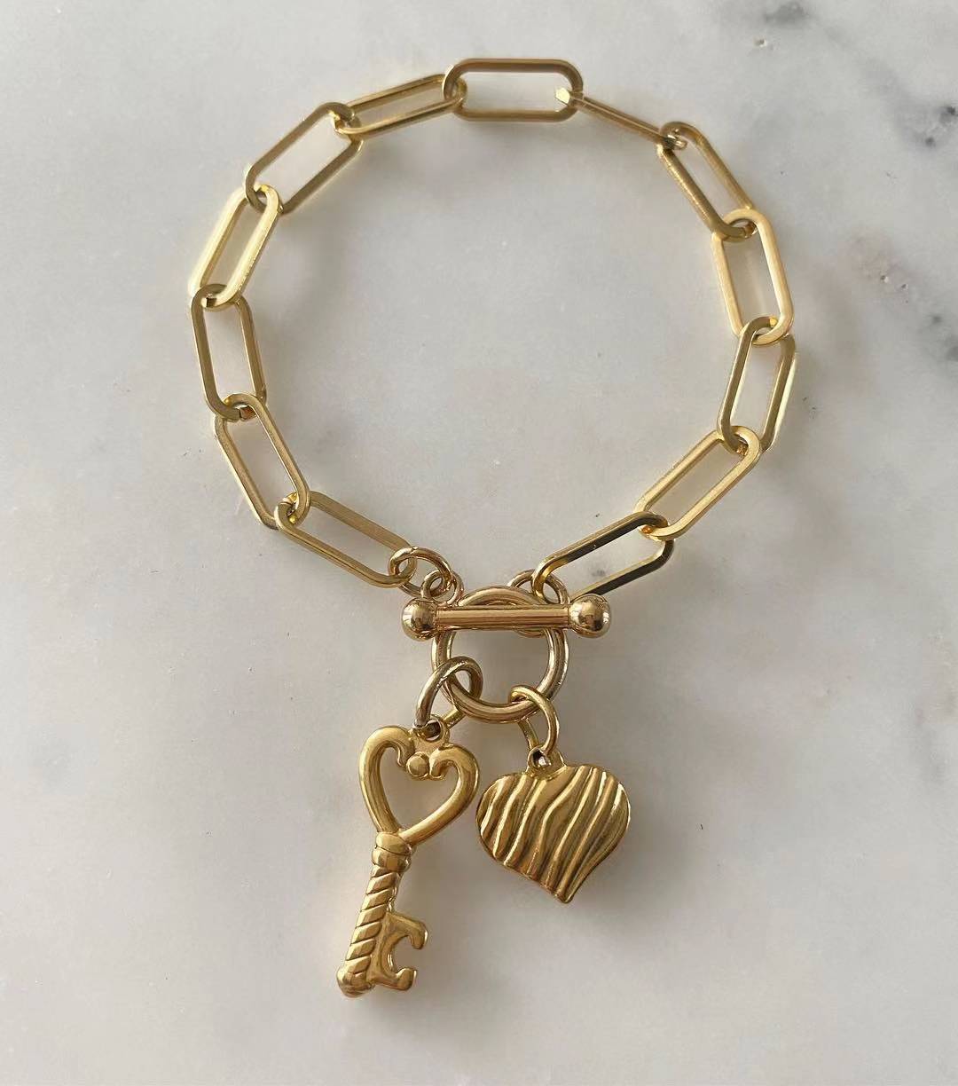 Key to My Heart Bracelet