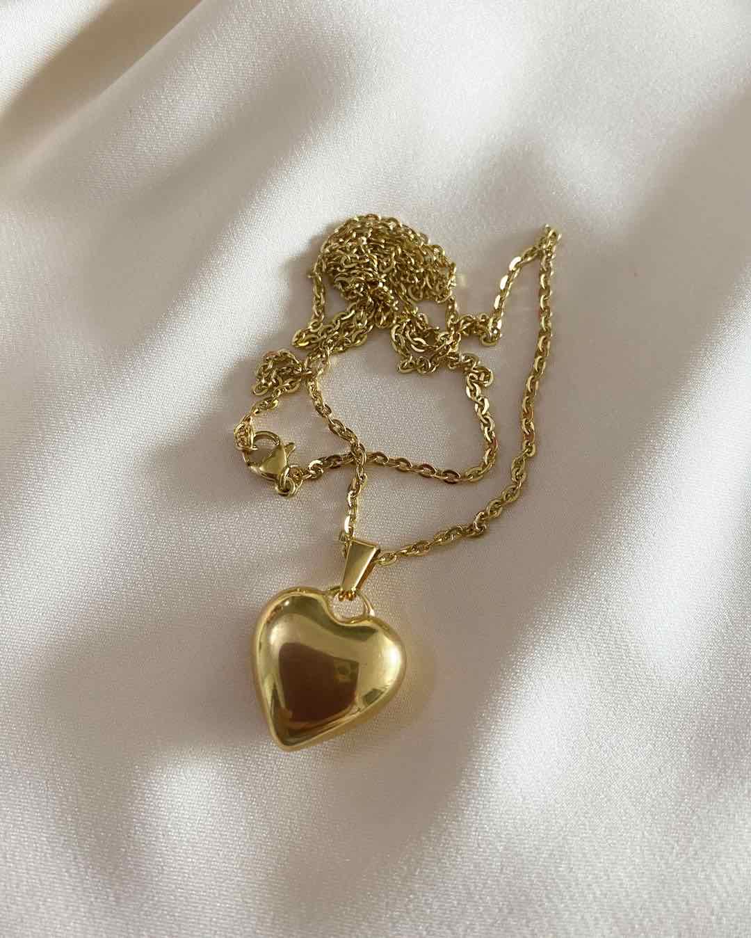 Puff Heart Necklace