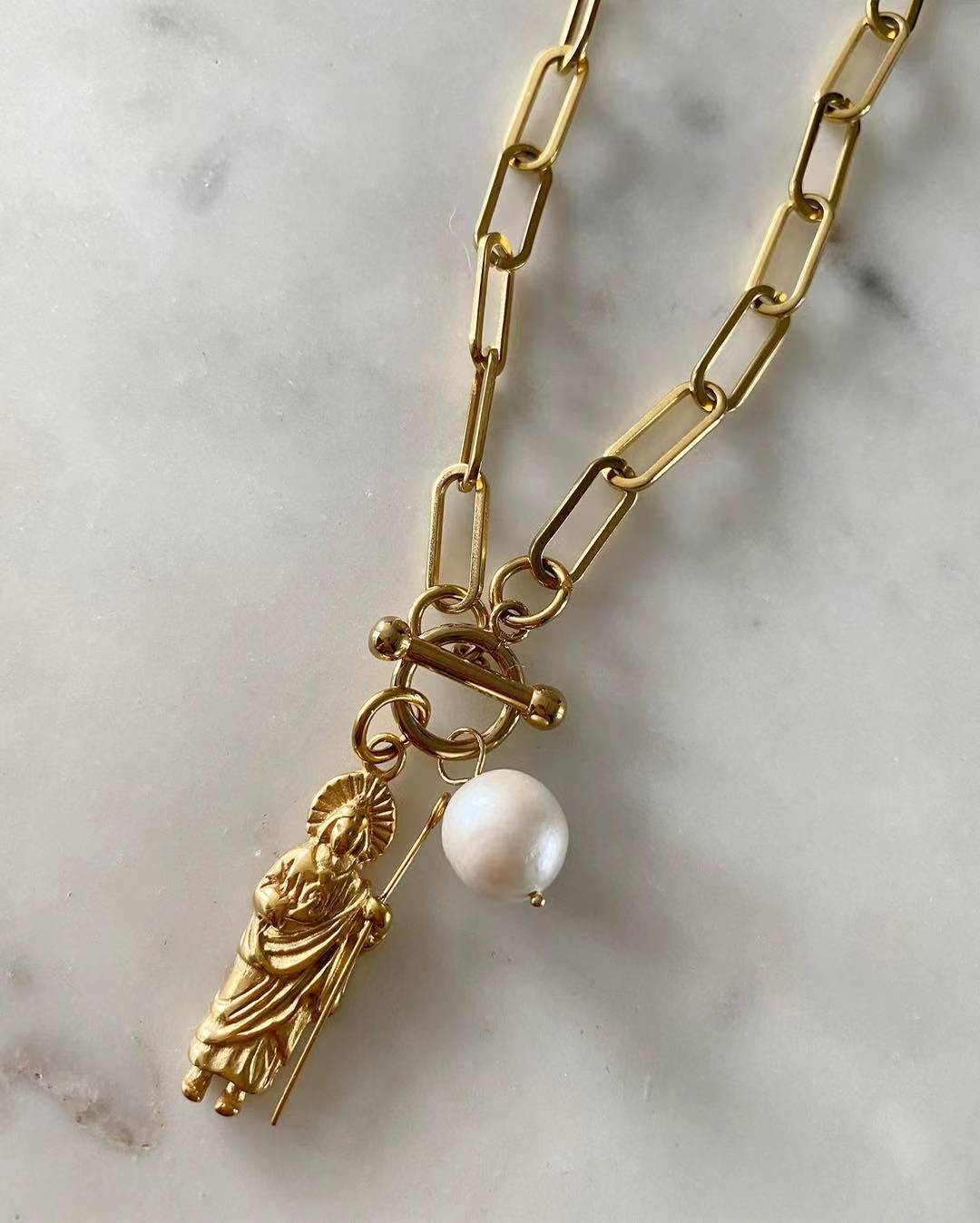 St. Jude Chain-link Necklace