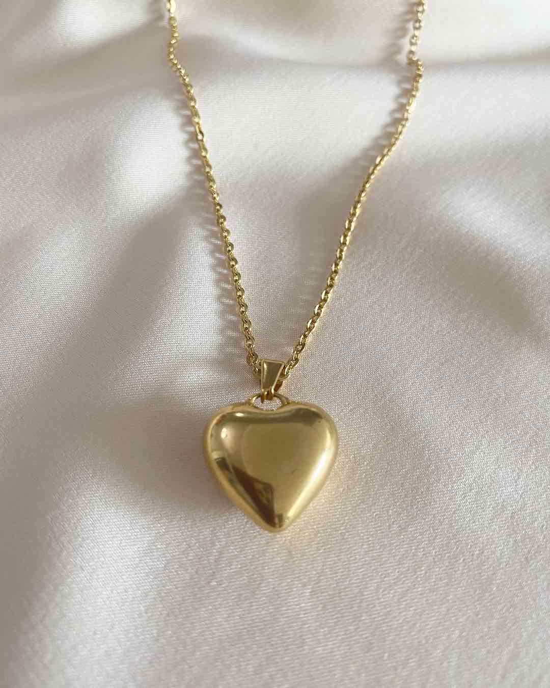 Puff Heart Necklace