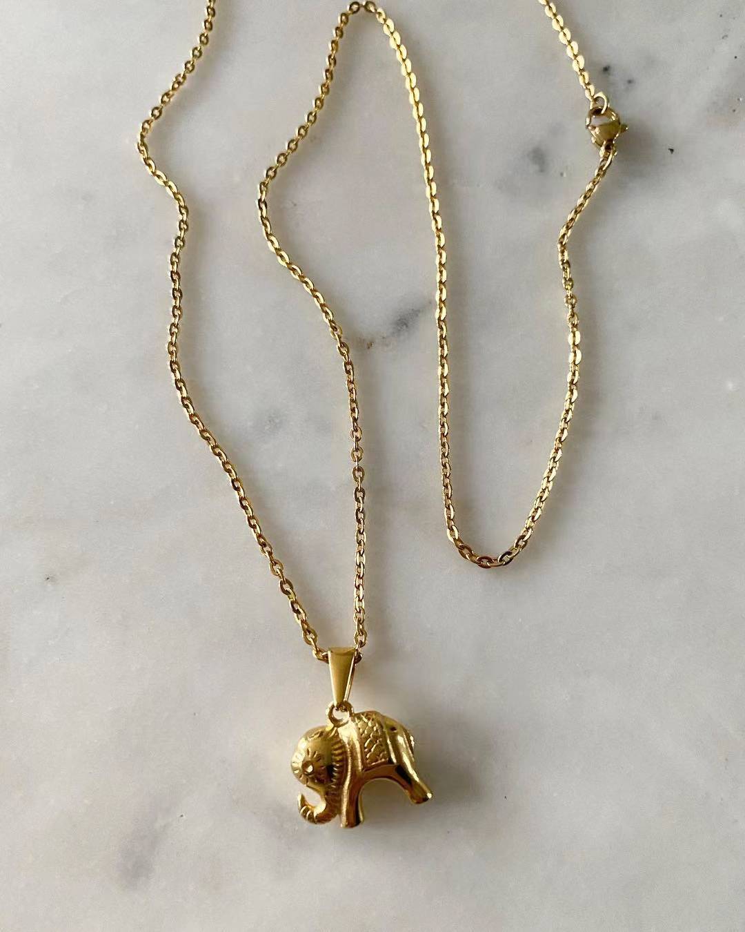 Baby Elephant Necklace