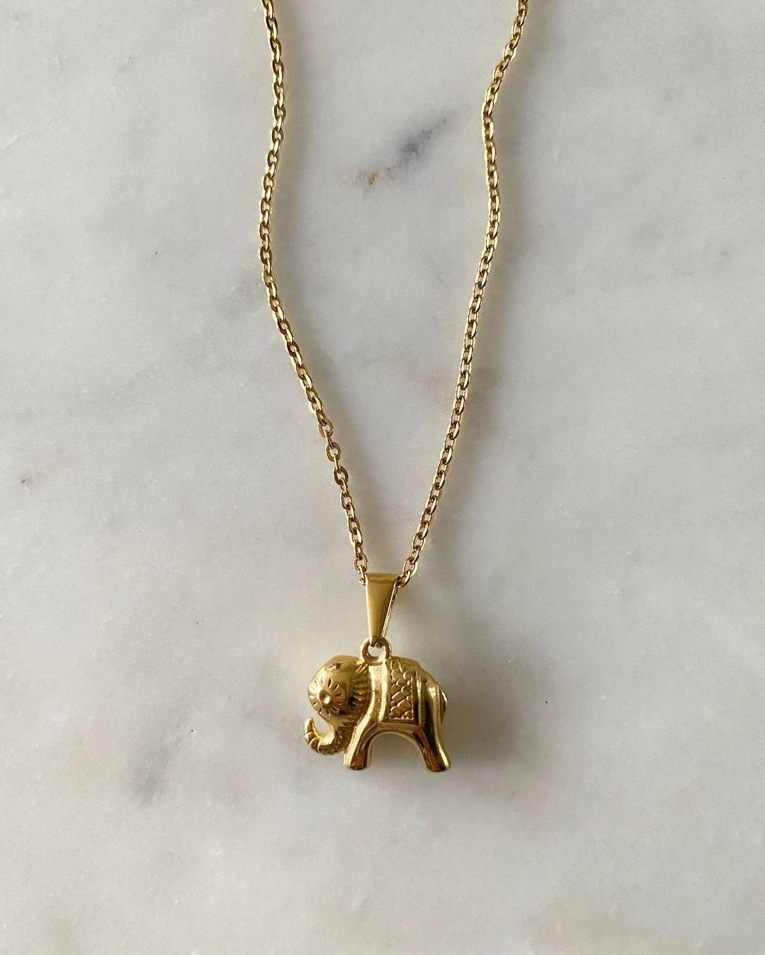 Baby Elephant Necklace